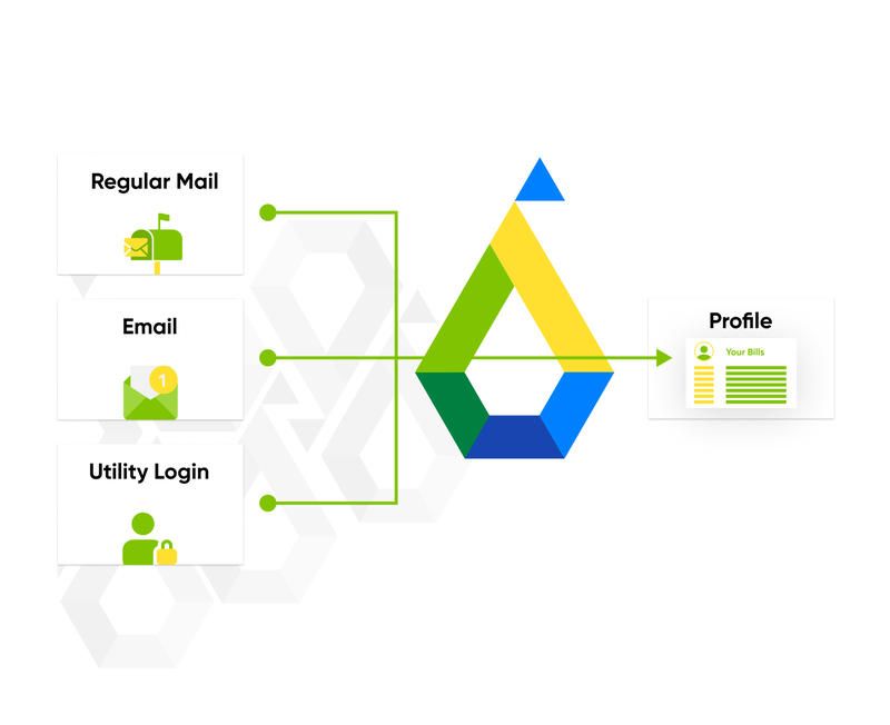 The pear logo with multiple bill ingesting methods