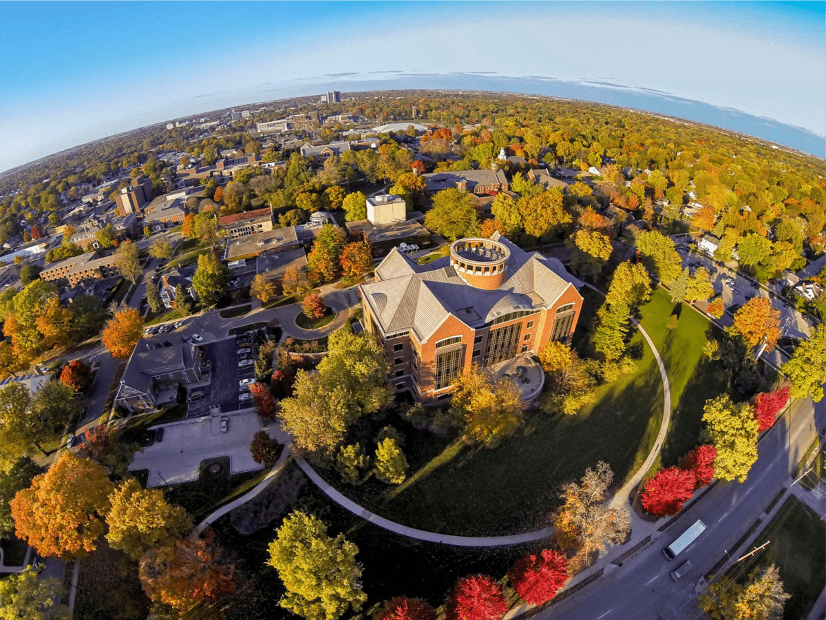 University Campus Background Image